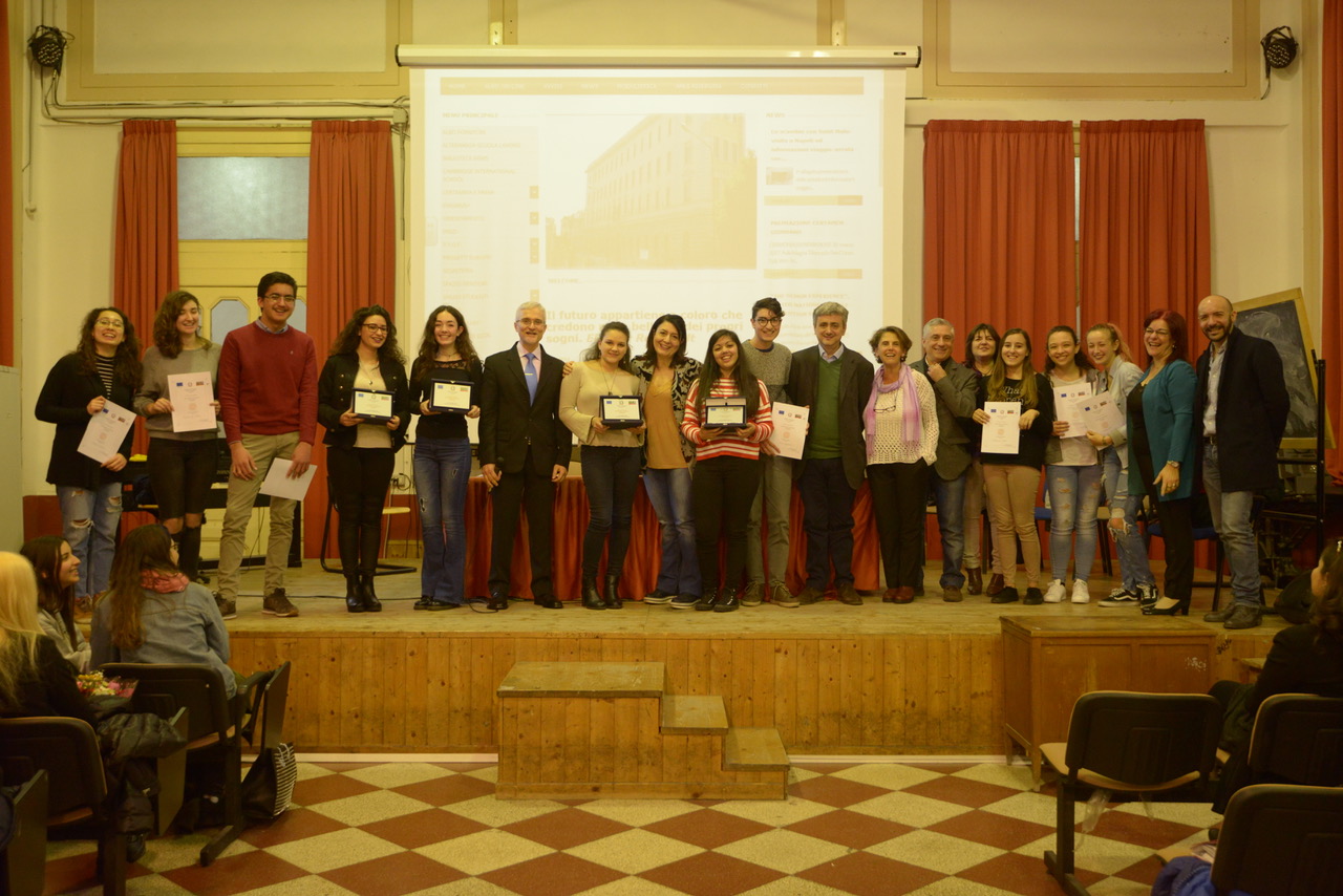 Cerimonia di premiazione  della VI edizione del  CERTAMEN GYMNASII – Premio  Lidia Giordano - 